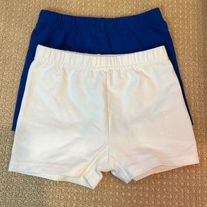2 pairs of spandex Hanna Andersson shorts